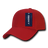 Decky Low Crown Air Mesh Baseball Cap | Decky 204 RED/RED OSFM Hats