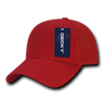 Decky Low Crown Air Mesh Baseball Cap | Decky 204 RED/RED OSFM Hats