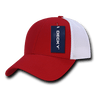 Decky Low Crown Air Mesh Baseball Cap | Decky 204 RED/WHT OSFM Hats