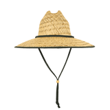 Decky Mat Straw Lifeguard Hats | Decky 528 Natural OSFM Catcher’s Gear