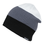 Decky Mauna Kea 3 Tone Knit Caps | Decky K004 Blk/Gry/Wht OSFM Hats