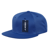 Decky Mesh Jersey Flat Bill Snapbacks | Decky 1128 Royal OSFM