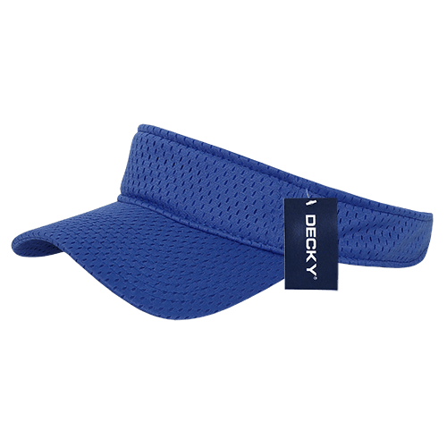 Decky Mesh Jersey Visor | Decky 3014 Royal OSFM Visors