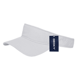 Decky Mesh Jersey Visor | Decky 3014 White OSFM Visors