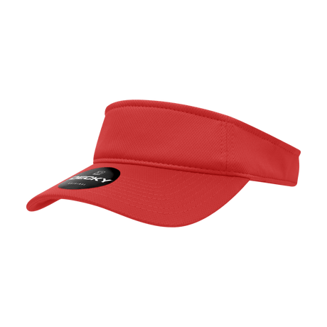 Decky Mesh Visor | Decky 5104 Red OSFM Visors