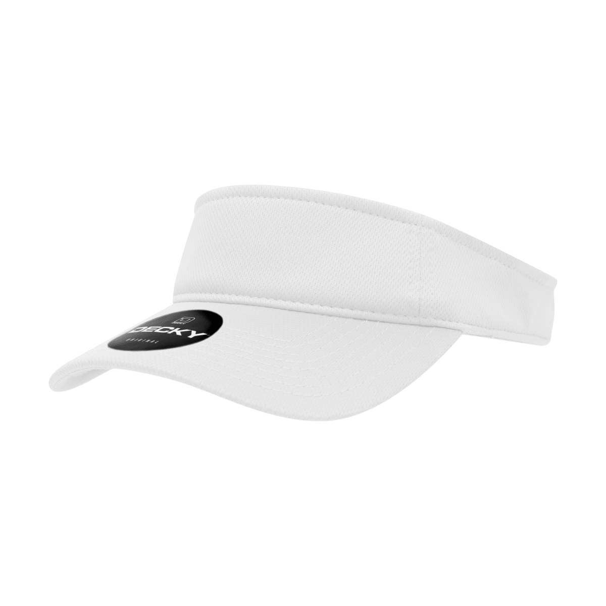Decky Mesh Visor | Decky 5104 White OSFM Visors