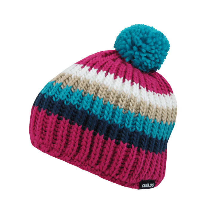 Decky Mont Ventoux Beanie | Decky K028 Hot Pink/Blue OSFM Beanies