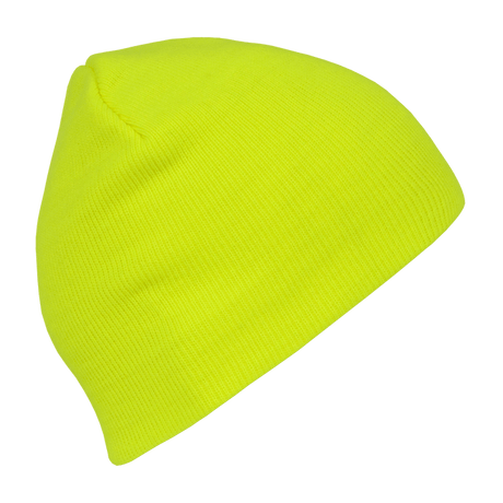 Decky Neon Acrylic Short Beanies | Decky 814 Yellow OSFM Beanies