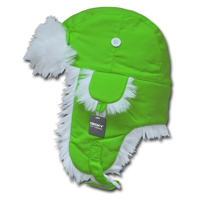 Decky Neon Aviator Hat | Decky 779 Neon Green S/M Hats