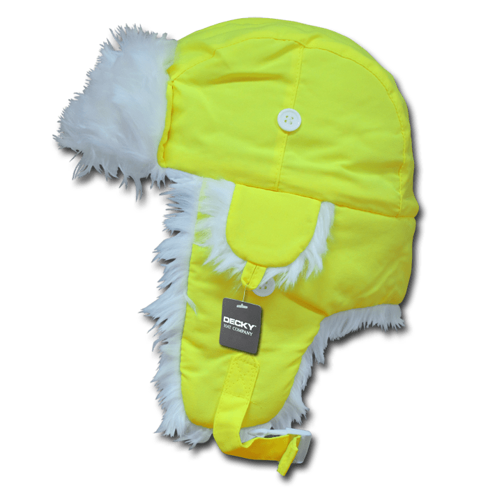 Decky Neon Aviator Hat | Decky 779 Neon Yellow L/XL Hats