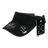 Decky Pique Patterned Sun Visors | Decky 6104 Black OSFM Visors