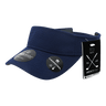 Decky Pique Patterned Sun Visors | Decky 6104 Navy OSFM Visors