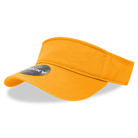Decky Polo Visor | Decky 962 Gold OSFM Visors