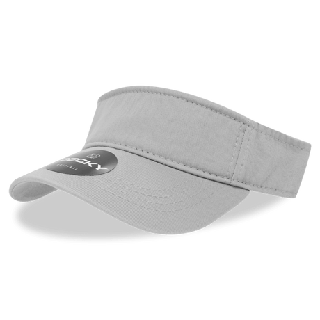 Decky Polo Visor | Decky 962 Grey OSFM Visors