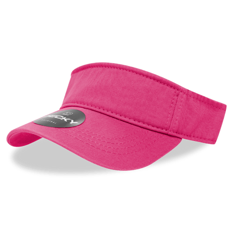 Decky Polo Visor | Decky 962 Hot Pink OSFM Visors