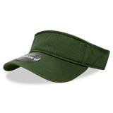 Decky Polo Visor | Decky 962 Olive OSFM Visors