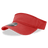 Decky Polo Visor | Decky 962 Red OSFM Visors