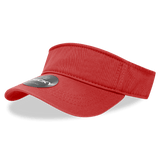 Decky Polo Visor | Decky 962 Red OSFM Visors