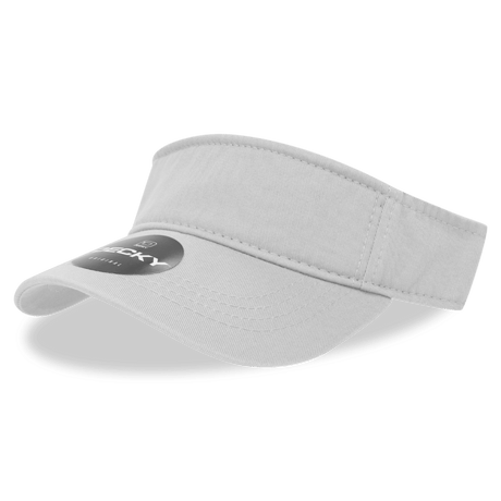 Decky Polo Visor | Decky 962 White OSFM Visors