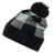 Decky Pom Plaid Beanie | Decky 8028 Black OSFM Beanies