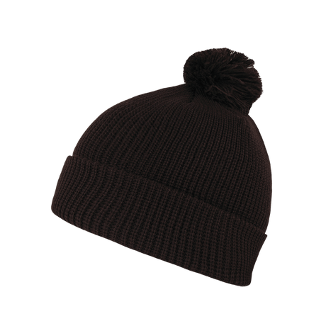 Decky Pom Pom Acrylic Beanies | Decky 686 Brown OSFM Beanies