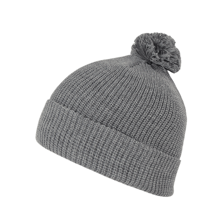 Decky Pom Pom Acrylic Beanies | Decky 686 Heather Grey OSFM Beanies