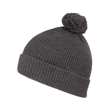 Decky Pom Pom Acrylic Beanies | Decky 686 HeatherCharcoal OSFM Beanies