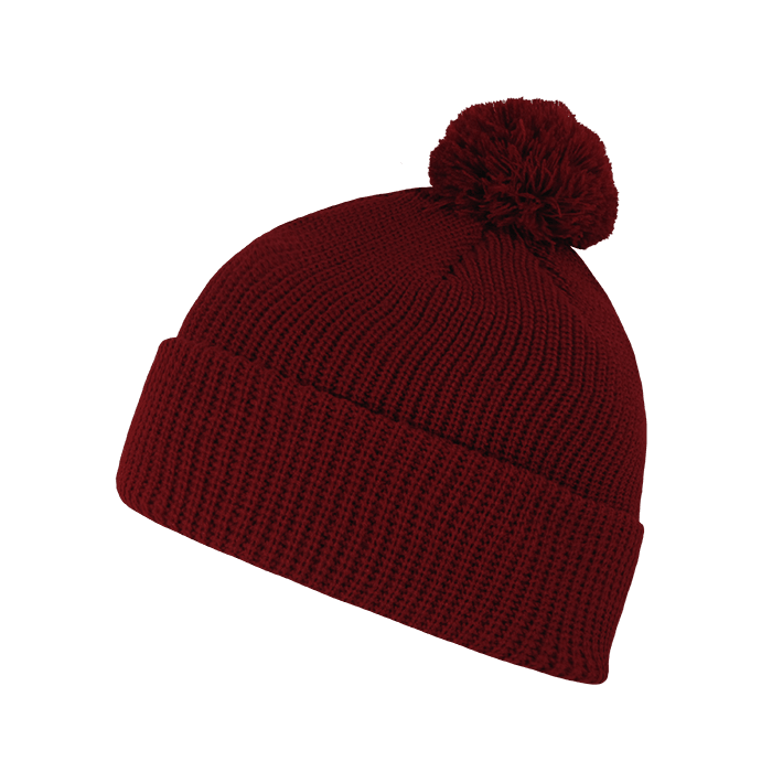 Decky Pom Pom Acrylic Beanies | Decky 686 Red OSFM Beanies