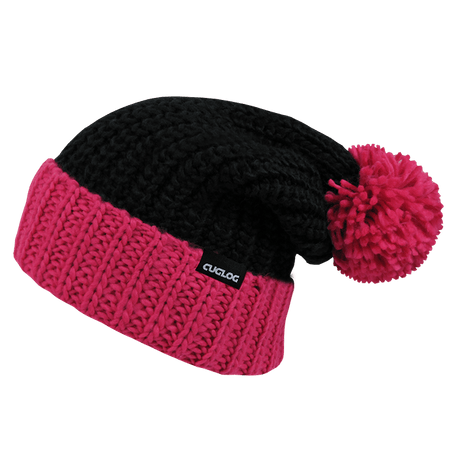 Decky Rainier Beanie | Decky K030 Black/Hot Pink OSFM Beanies
