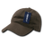 Decky Relaxed Brushed Cotton Caps | Decky 307 Brown OSFM Hats