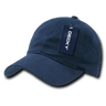 Decky Relaxed Brushed Cotton Caps | Decky 307 Navy OSFM Hats