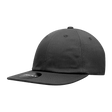 Decky Relaxed Flat Bill Cotton Caps | Decky 200 Black OSFM Hats