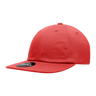 Decky Relaxed Flat Bill Cotton Caps | Decky 200 Red OSFM Hats