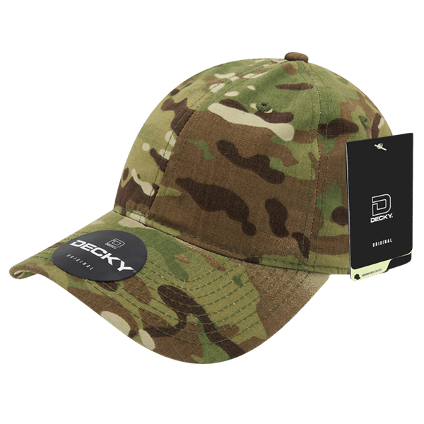 Decky Relaxed MULTICAM L/C Cap | Decky 6300 Multicam OSFM Hats