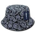 Decky Relaxed Paisley Buckets | Decky 459 Black S/M