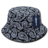 Decky Relaxed Paisley Buckets | Decky 459 Black S/M