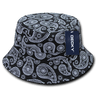 Decky Relaxed Paisley Buckets | Decky 459 Black S/M