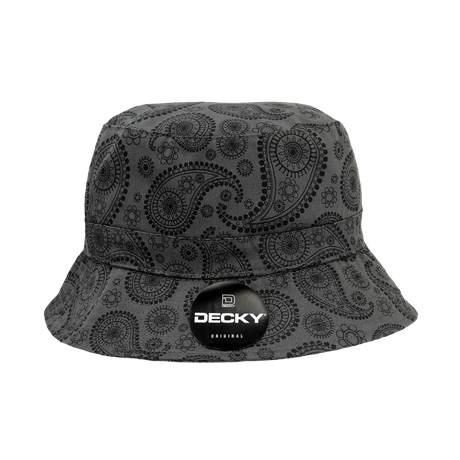 Decky Relaxed Paisley Buckets | Decky 459 DK.GREY S/M
