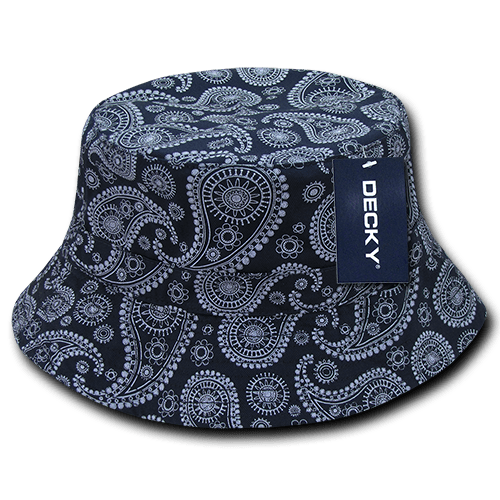 Decky Relaxed Paisley Buckets | Decky 459 Navy S/M
