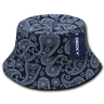 Decky Relaxed Paisley Buckets | Decky 459 Navy S/M