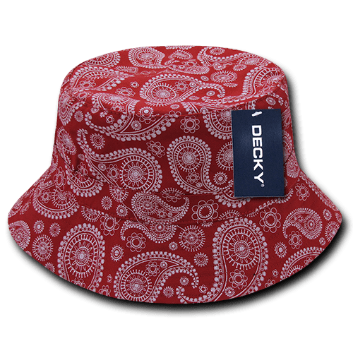 Decky Relaxed Paisley Buckets | Decky 459 Red S/M