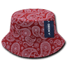 Decky Relaxed Paisley Buckets | Decky 459 Red S/M