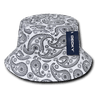 Decky Relaxed Paisley Buckets | Decky 459 White S/M