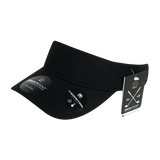 Decky Screen Fabric Sun Visors | Decky 8104 Black OSFM Visors