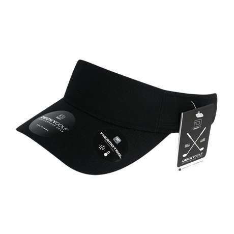 Decky Screen Fabric Sun Visors | Decky 8104 Black OSFM Visors