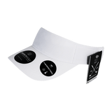 Decky Screen Fabric Sun Visors | Decky 8104 White OSFM Visors