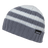 Decky Shasta Striped Sweater Beanie | Decky K014 Grey OSFM Beanies