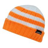 Decky Shasta Striped Sweater Beanie | Decky K014 Orange OSFM Beanies