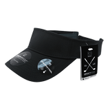 Decky Sleek H2O Sun Visors | Decky 6404 Grey OSFM Visors