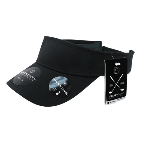 Decky Sleek H2O Sun Visors | Decky 6404 Grey OSFM Visors